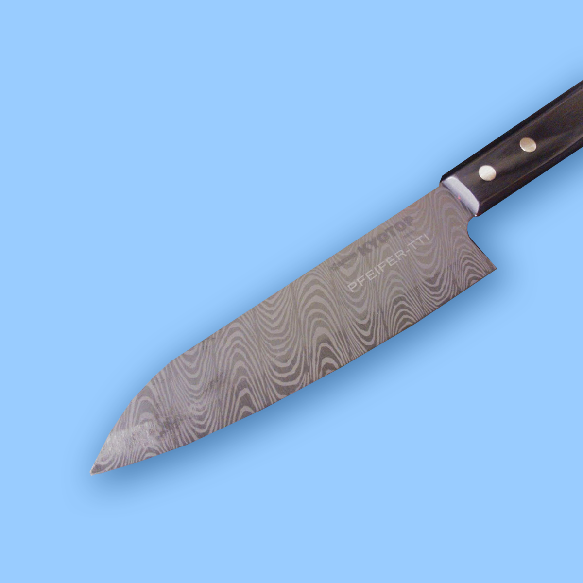 Beschriftung auf Keramikmesser